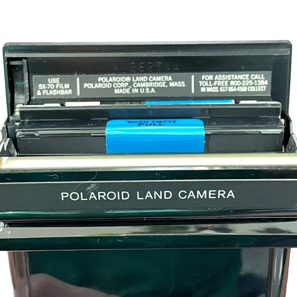 Polaroid Pronto Land Camera SX-70 w/ Vinyl Case Manual Vtg Photography UNTESTED